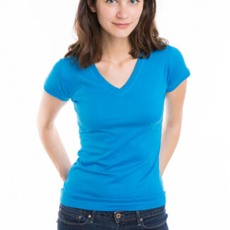 T-shirt à manche courte en col V